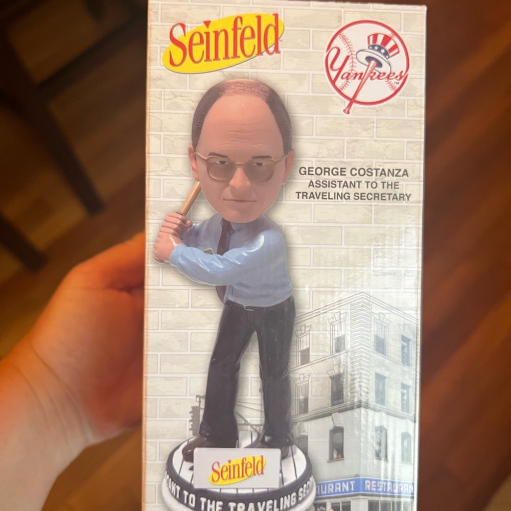 Seinfeld George Costanza New York Yankees Bobblehead